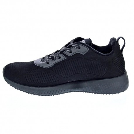 Zapatillas Skechers zapatos Mujer modelo Bobs Squad Negro 