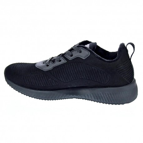 Zapatillas Skechers zapatos Mujer modelo Bobs Squad Negro 
