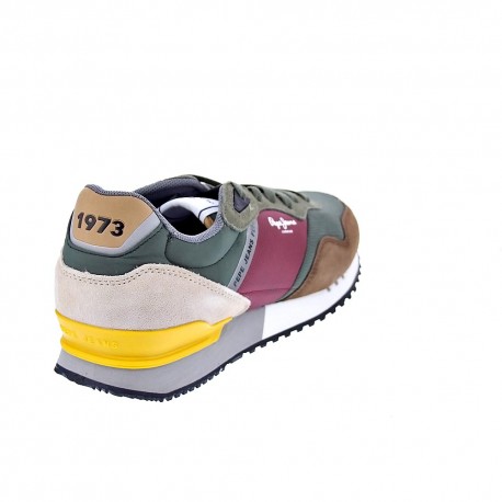 Zapatillas Pepe Jeans zapatos Hombre modelo London One Verde 