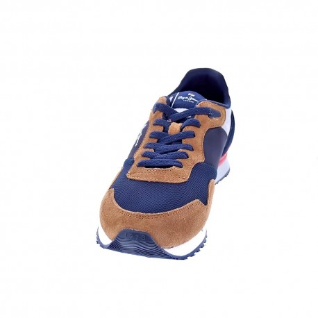 Zapatillas Pepe Jeans zapatos Hombre modelo London One Marrón 