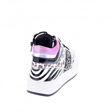 Zapatillas botas Asso zapatos Niña modelo AG14060 Blanco 