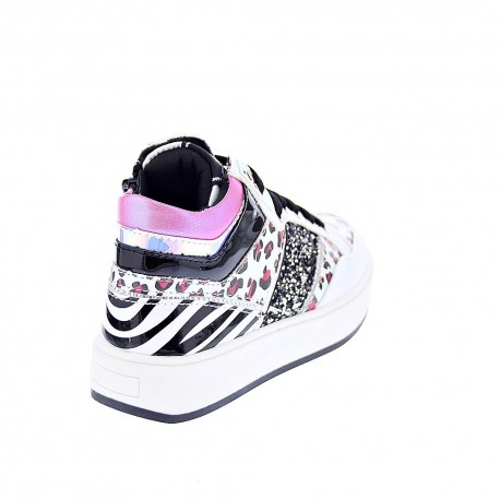 Zapatillas botas Asso zapatos Niña modelo AG14060 Blanco 