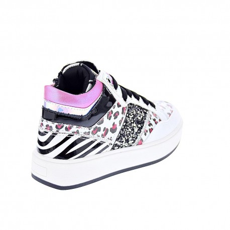 Zapatillas botas Asso zapatos Niña modelo AG14060 Blanco 