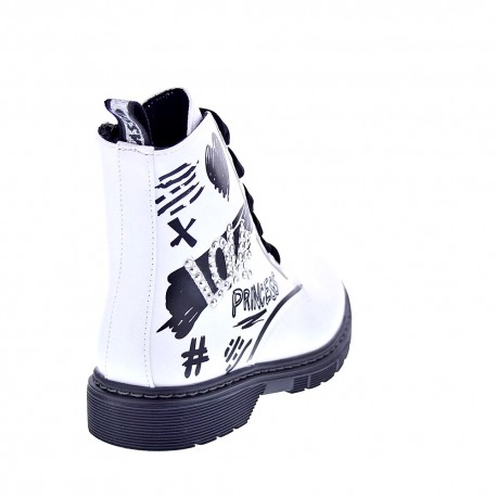 Botines Asso zapatos Niña modelo AG13808 Blanco 