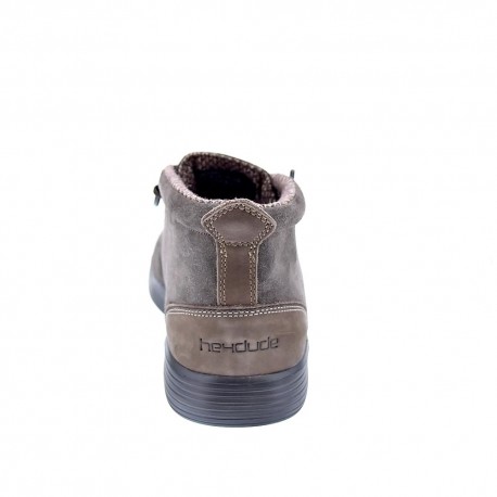 Botines Hey Dude zapatos Hombre modelo Jo Suede Marrón 