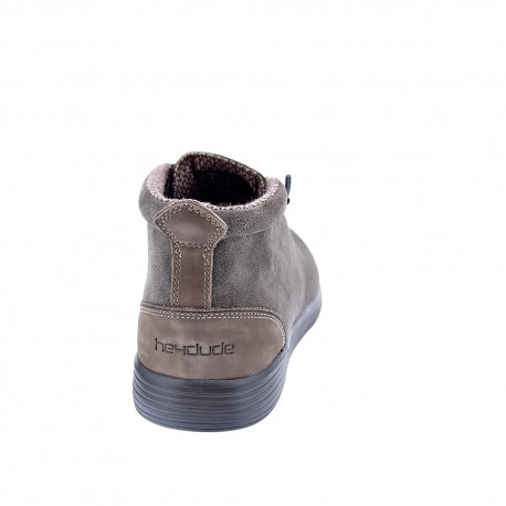 Botines Hey Dude zapatos Hombre modelo Jo Suede Marrón 