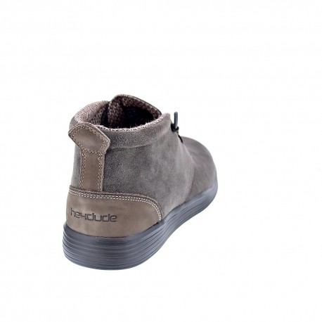 Botines Hey Dude zapatos Hombre modelo Jo Suede Marrón 