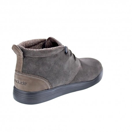 Botines Hey Dude zapatos Hombre modelo Jo Suede Marrón 