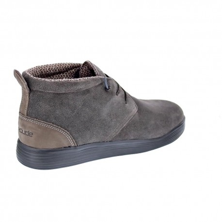 Botines Hey Dude zapatos Hombre modelo Jo Suede Marrón 