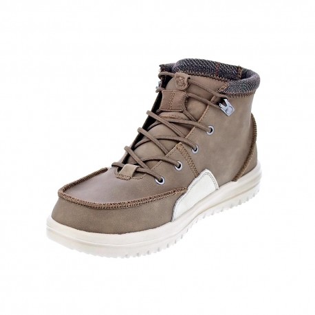 Botines Hey Dude zapatos Hombre modelo Bradley Marrón 