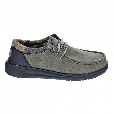 Mocasines Hey Dude zapatos Hombre modelo Paul Dusty Verde 
