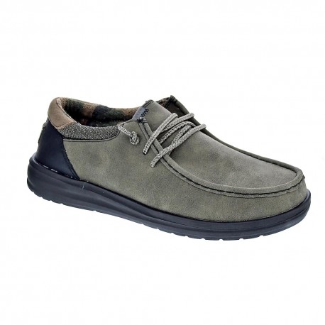 Mocasines Hey Dude zapatos Hombre modelo Paul Dusty Verde 
