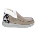 Botines Hey Dude zapatos Mujer modelo Denny Grip Beige 