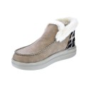 Botines Hey Dude zapatos Mujer modelo Denny Grip Beige 