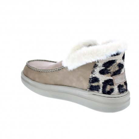 Botines Hey Dude zapatos Mujer modelo Denny Grip Beige 