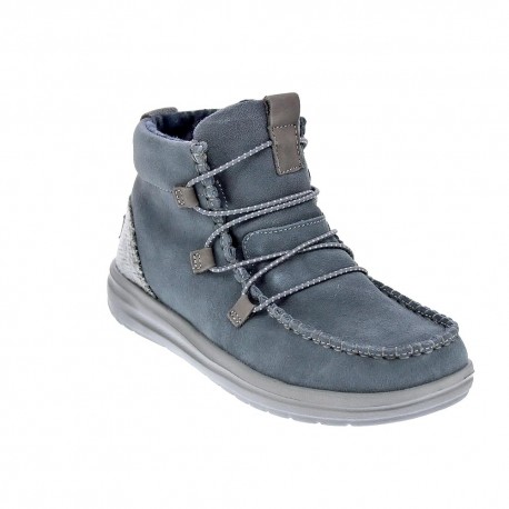 Botines Hey Dude zapatos Mujer modelo Eloise Suede Gris 