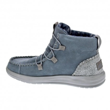 Botines Hey Dude zapatos Mujer modelo Eloise Suede Gris 