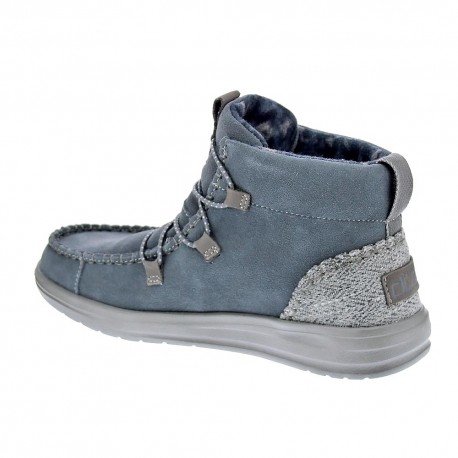 Botines Hey Dude zapatos Mujer modelo Eloise Suede Gris 
