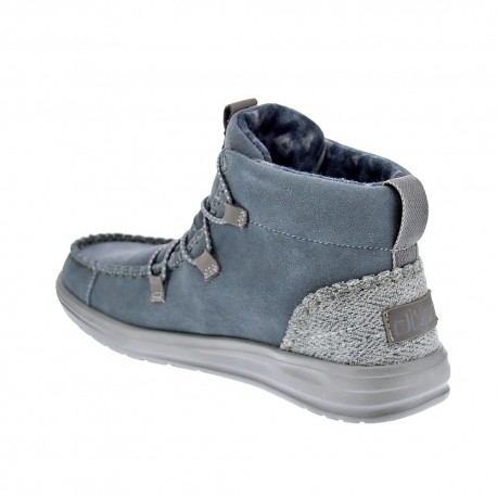 Botines Hey Dude zapatos Mujer modelo Eloise Suede Gris 