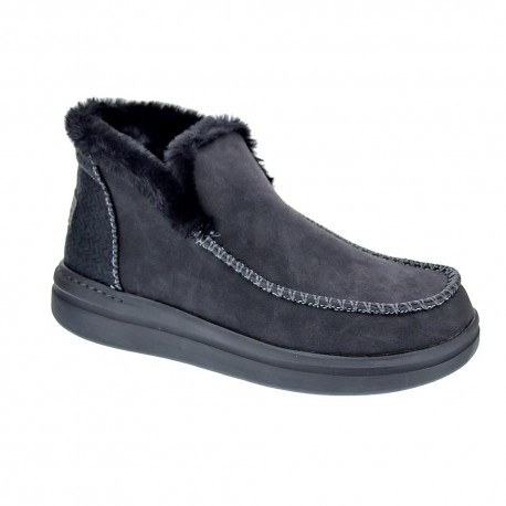 Botines Hey Dude zapatos Mujer modelo Denny Grip Negro 