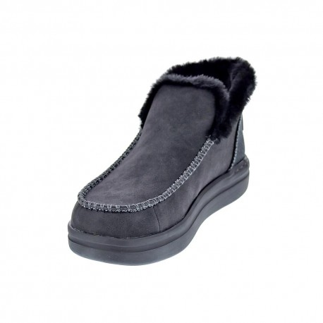 Botines Hey Dude zapatos Mujer modelo Denny Grip Negro 