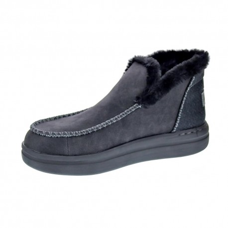 Botines Hey Dude zapatos Mujer modelo Denny Grip Negro 