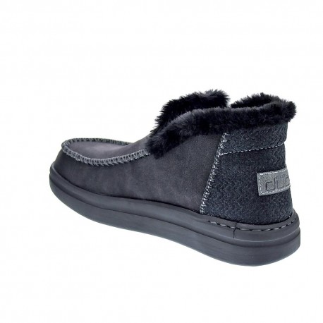 Botines Hey Dude zapatos Mujer modelo Denny Grip Negro 