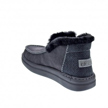Botines Hey Dude zapatos Mujer modelo Denny Grip Negro 