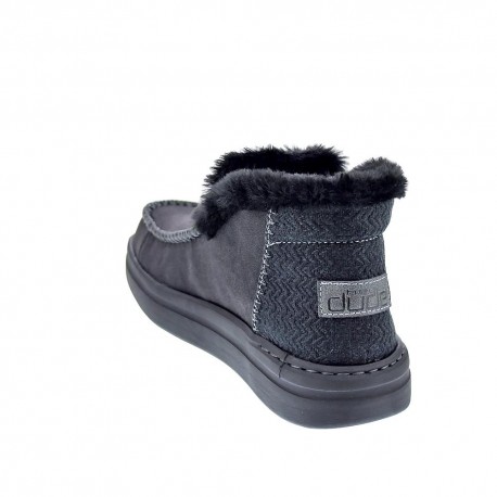 Botines Hey Dude zapatos Mujer modelo Denny Grip Negro 