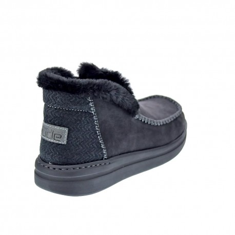 Botines Hey Dude zapatos Mujer modelo Denny Grip Negro 