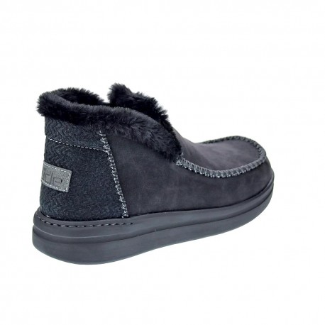 Botines Hey Dude zapatos Mujer modelo Denny Grip Negro 