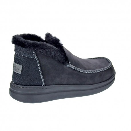 Botines Hey Dude zapatos Mujer modelo Denny Grip Negro 