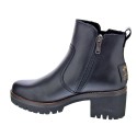 Botines Panama Jack zapatos Mujer modelo Pauline Negro 