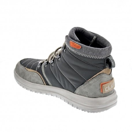 Botines Hey Dude zapatos Hombre modelo Charlie Gris 