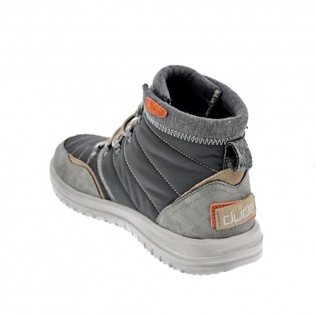 Botines Hey Dude zapatos Hombre modelo Charlie Gris 