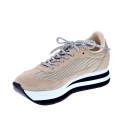 Zapatillas No Name zapatos Mujer modelo Flex Jogger Beige 