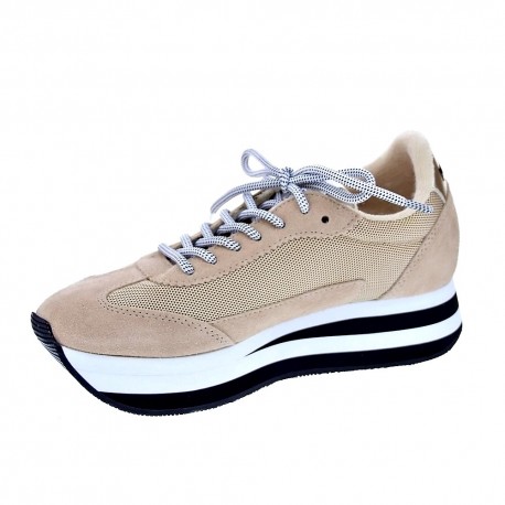 Zapatillas No Name zapatos Mujer modelo Flex Jogger Beige 