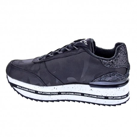 Zapatillas Replay zapatos Mujer modelo New Penny Zoom Negro 