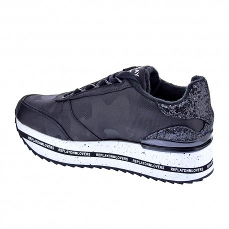Zapatillas Replay zapatos Mujer modelo New Penny Zoom Negro 