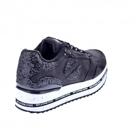 Zapatillas Replay zapatos Mujer modelo New Penny Zoom Negro 