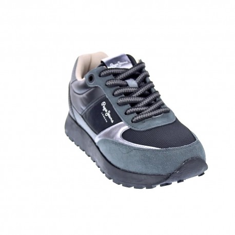 Zapatillas Pepe Jeans zapatos Mujer modelo Dean Square Negro 