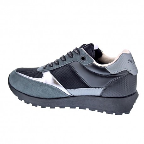 Zapatillas Pepe Jeans zapatos Mujer modelo Dean Square Negro 