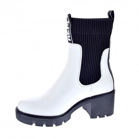 Botines Replay zapatos Mujer modelo Village Chelsea Blanco 