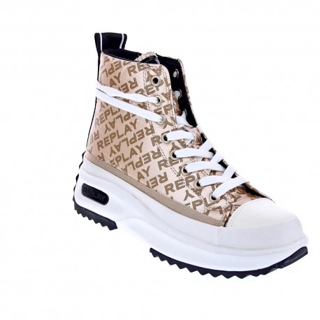 Zapatillas botas Replay zapatos Mujer modelo Aqua Allover Oro 