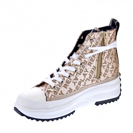 Zapatillas botas Replay zapatos Mujer modelo Aqua Allover Oro 