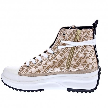 Zapatillas botas Replay zapatos Mujer modelo Aqua Allover Oro 