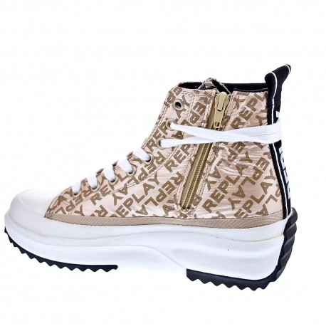 Zapatillas botas Replay zapatos Mujer modelo Aqua Allover Oro 
