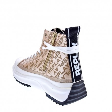 Zapatillas botas Replay zapatos Mujer modelo Aqua Allover Oro 