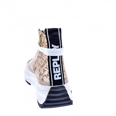 Zapatillas botas Replay zapatos Mujer modelo Aqua Allover Oro 