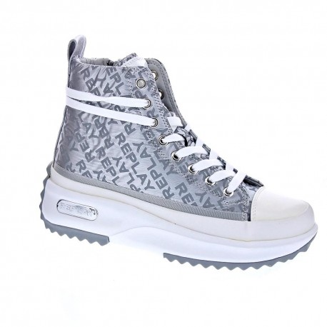 Zapatillas botas Replay zapatos Mujer modelo Aqua Allover Plata 